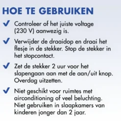 Roxasect Stekker tegen muggen op basis van prallethrin (1 stuk)