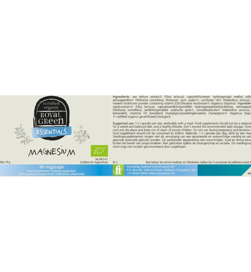 Royal Green Magnesium Bio (60 vega capsules)