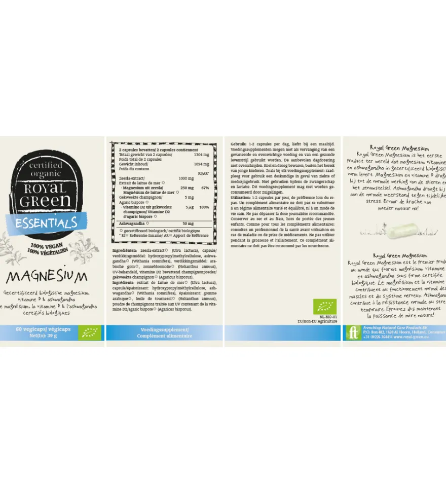 Royal Green Magnesium Bio (60 vega capsules)