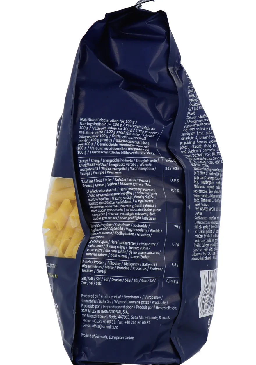 Sam Mills Penne Mais (500 gr)