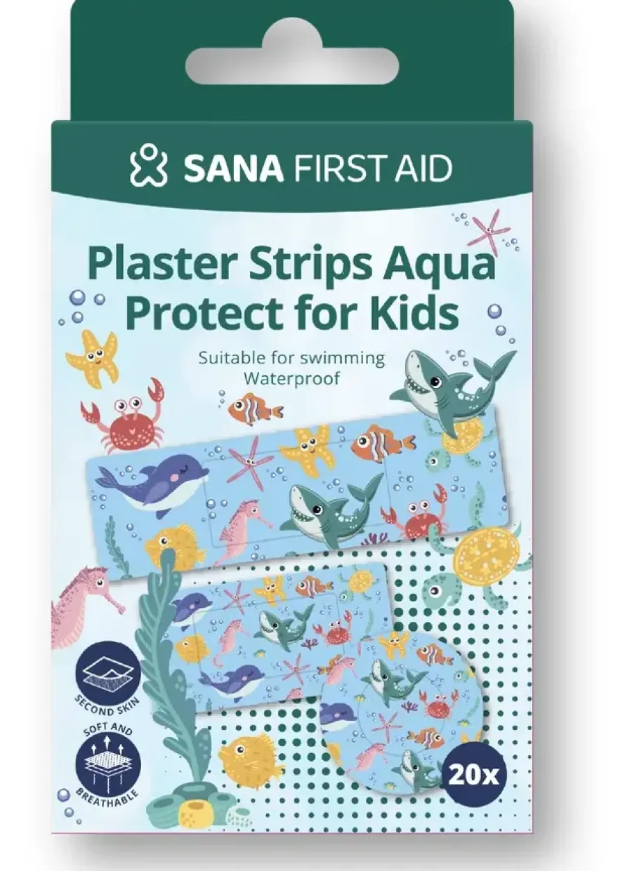 Sana First Aid Kids Assorti Pleisterstrips Waterproof (20 stuks)