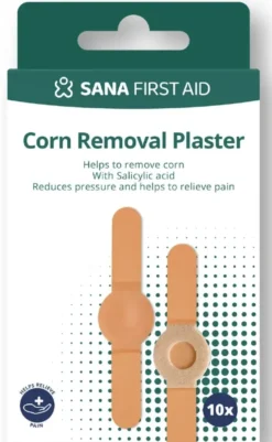 Sana First Aid Likdoornpleisters met Salicyl (18 stuks)