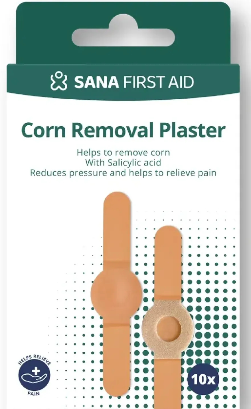 Sana First Aid Likdoornpleisters met Salicyl (18 stuks)