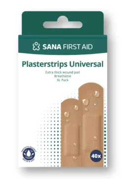 Sana First Aid Waterafstotend Pleisterstrips (40 stuks)