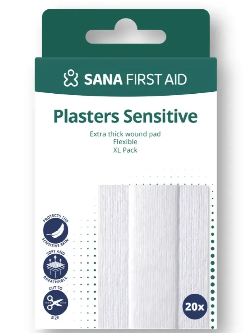 Sana First Aid Wondpleister Sensitive (20 stuks)