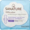 Sanature Maandverband super 100% katoen (10 stuks)