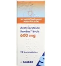 Sandoz Acetylcysteine 600Mg (10 Bruistabletten)