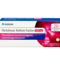 Sanias Diclofenac kalium 12.5mg (20 tabletten)