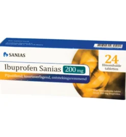 Sanias Ibuprofen 200mg (24 stuks)