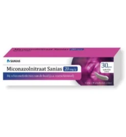 Sanias Miconazolnitraat 20mg creme (30 gr)