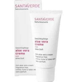 Santaverde Aloe Vera Cream Rich Parfumvrij (30 ml)
