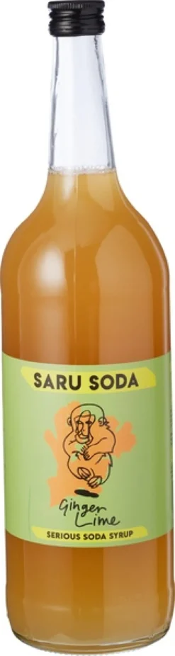 Saru Soda Siroop Ginger-Lime (1000 ml)