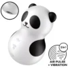 Satisfyer Pocket Panda Zwart Wit (1 stuk)