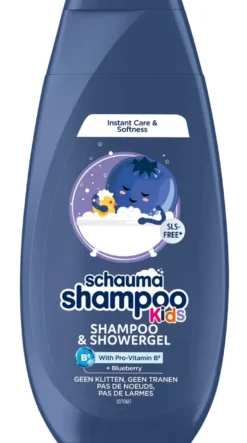 Schauma Shampoo & Douche Kids Blueberry (250 ml)