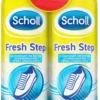 Scholl Fresh Step Schoenen Deodorant Spray Duoverpakking (2 x 150 ml)