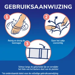 Scholl Ingegroeide Teennagel pijnverlichtende strips (10 stuks)