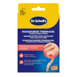 Scholl Ingegroeide Teennagel pijnverlichtende strips (10 stuks)