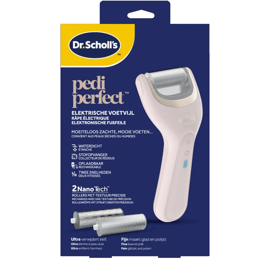 Scholl Pedi Perfect Elektrische Voetvijl met Nano Technologie (1 stuk)