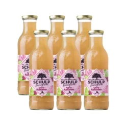 Schulp Appel & Rabarbersap Bio 6 Pack (6 x 750 ml)