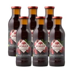 Schulp Krachtsap Granaatappel Puur Bio 6 Pack (6 x 750 ml)