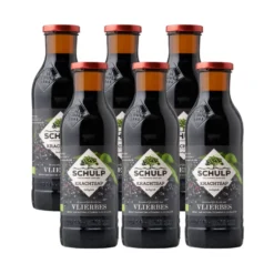 Schulp Krachtsap Vlierbes Puur Bio 6 Pack (6 x 750 ml)
