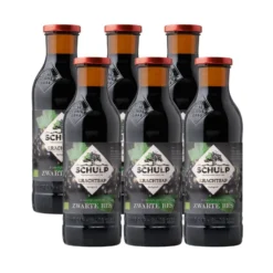 Schulp Zwarte Bes Puur Biologisch (6 x 750 ml)