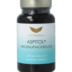 Sea Vitamins Groenlipmosselolie Aspitol (90 vega capsules)