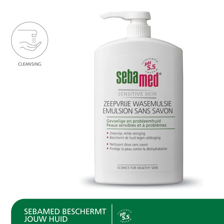 Sebamed Zeepvrij wasemulsie (300 ml)