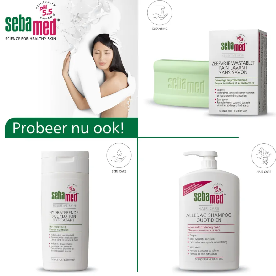 Sebamed Zeepvrij wasemulsie (300 ml)