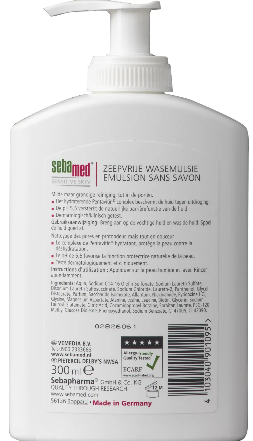 Sebamed Zeepvrij wasemulsie (300 ml)