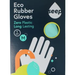 Seep Handschoen Fairtrade Rubber Composteerbaar Mt M (1 paar)