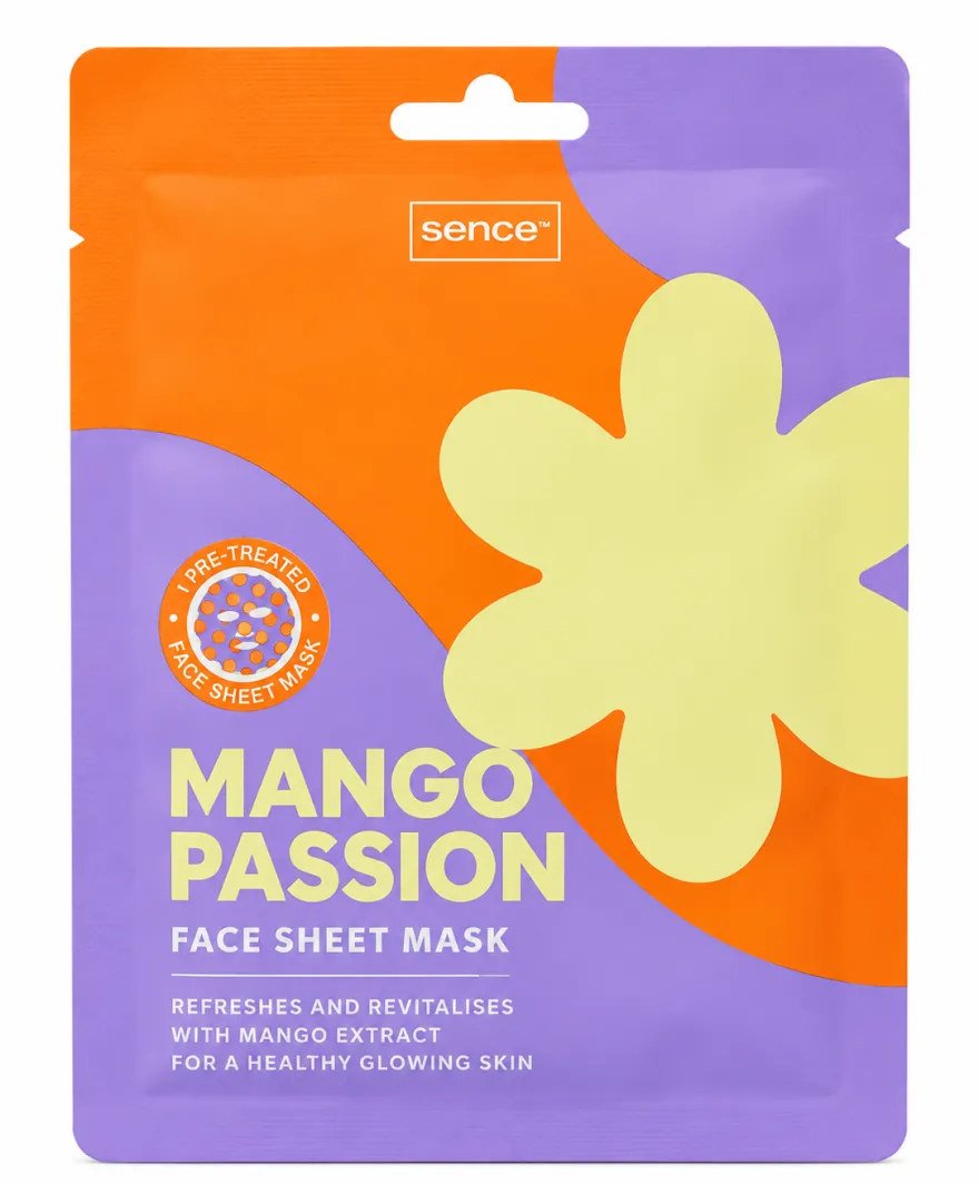 Sence Collection Face Mask Mango Passion (1 stuk)