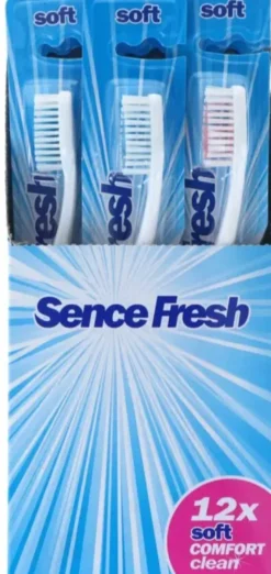 Sence Tandenborstels Soft Comfort Clean (12 stuks)
