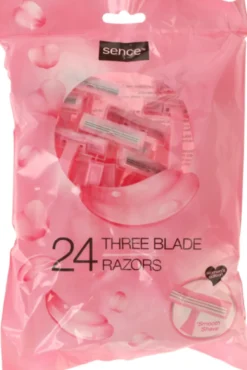Sence Wegwerpmesjes Three Blades Vrouwen (24 stuks)