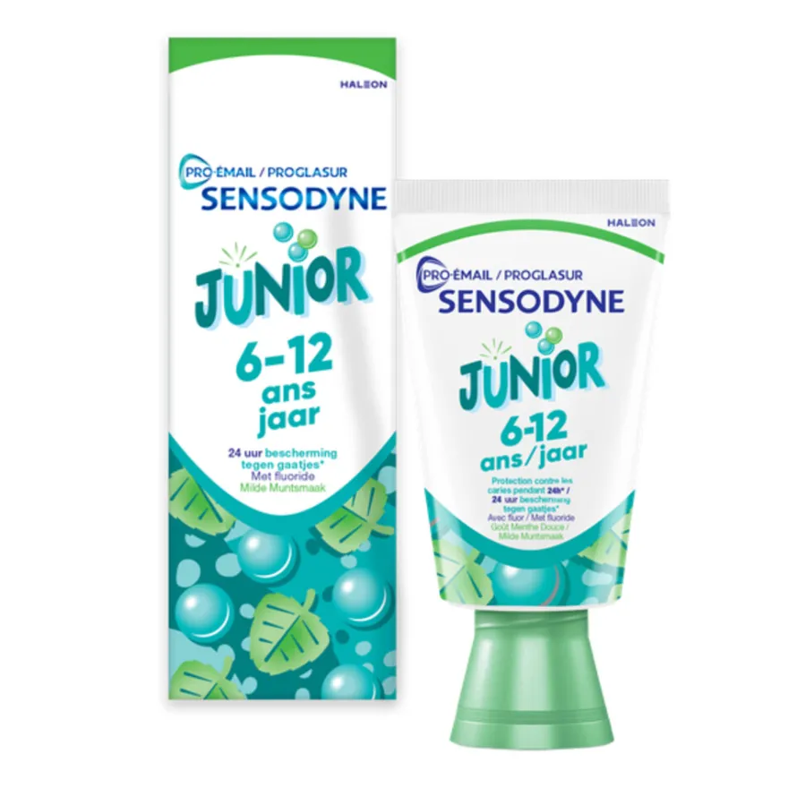 Sensodyne Proglasur Tandpasta Junior 6-12 (50 ml)