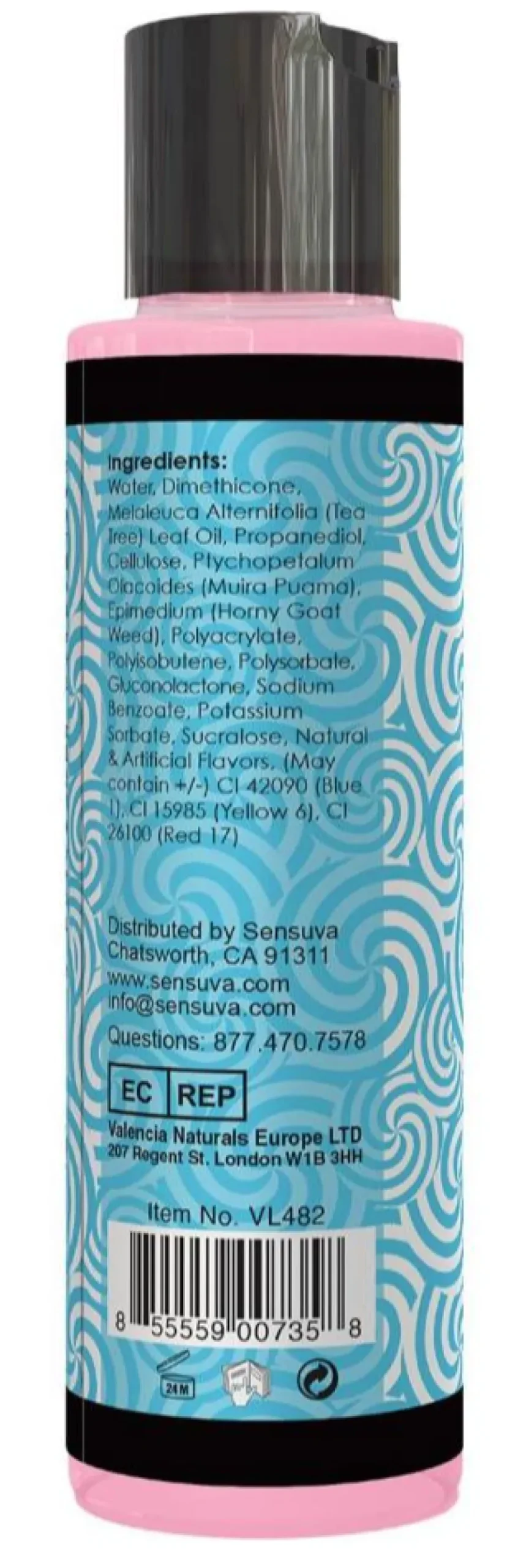 Sensuva Cotton Candy Hand Job Massage Gel (125 ml)