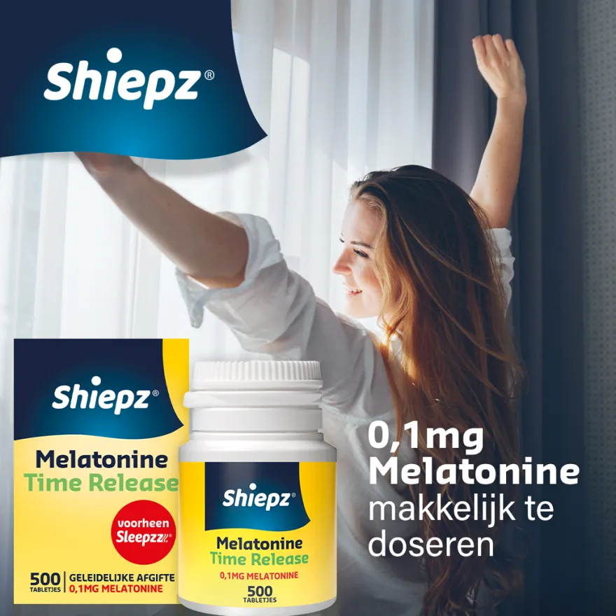 Shiepz Melatonine Time Release (500 tabletten)