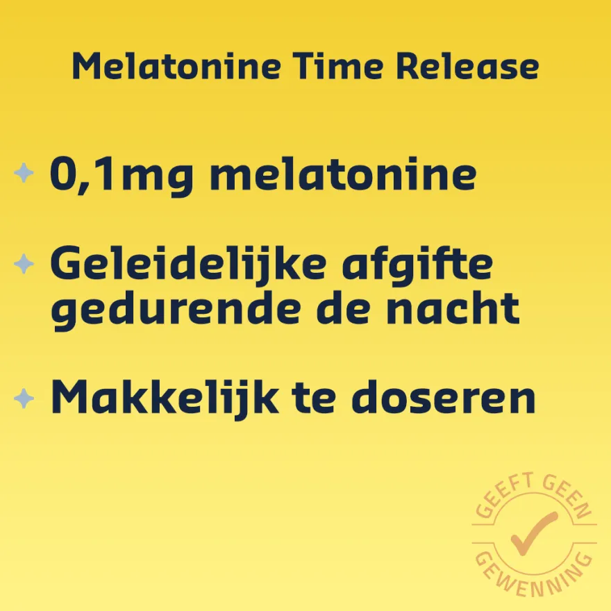 Shiepz Melatonine Time Release (500 tabletten)