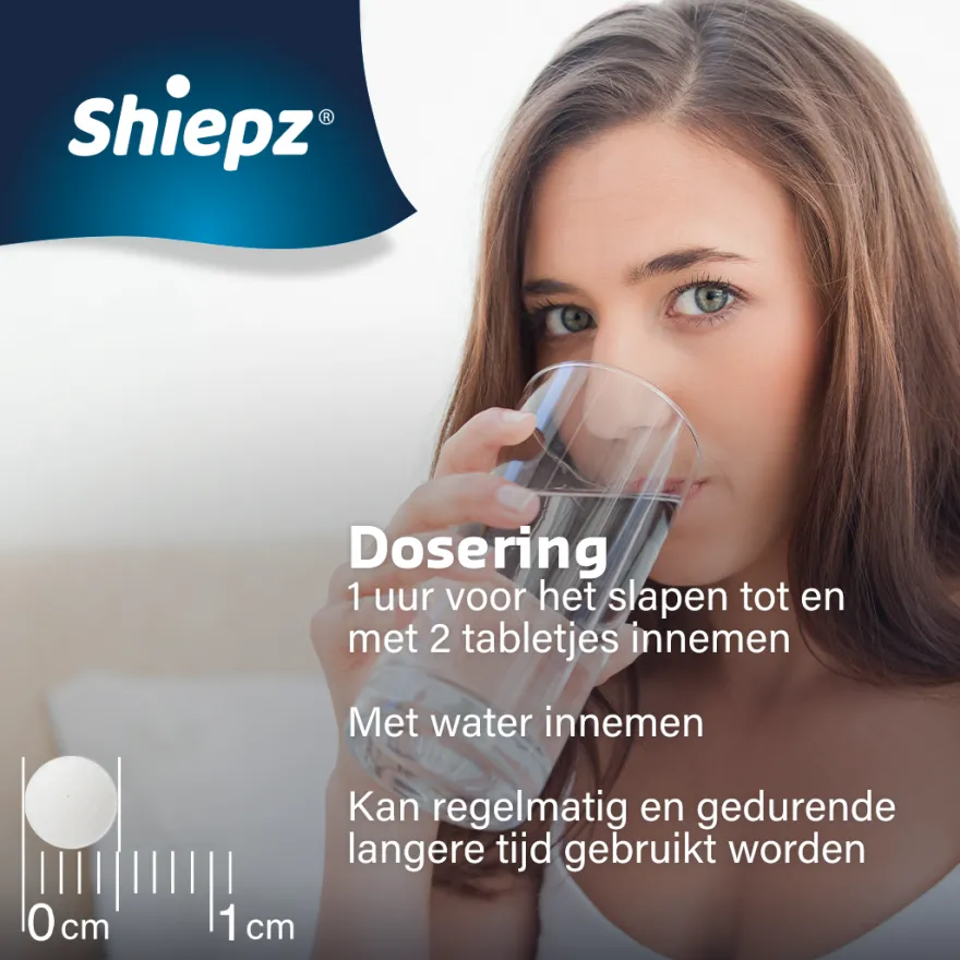 Shiepz Melatonine Time Release (500 tabletten)