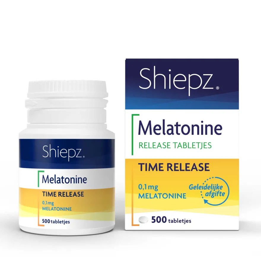 Shiepz Melatonine Time Release (500 tabletten)