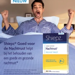 Shiepz Nachtrust 8 uur (30 tabletten)