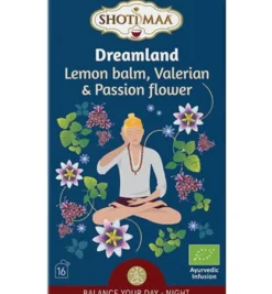 Shoti Maa Dreamland lemon balm, valerian & passion flower (16 stuks)