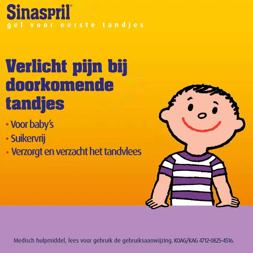 Sinaspril Gel Voor Eerste Tandjes (15 ml)