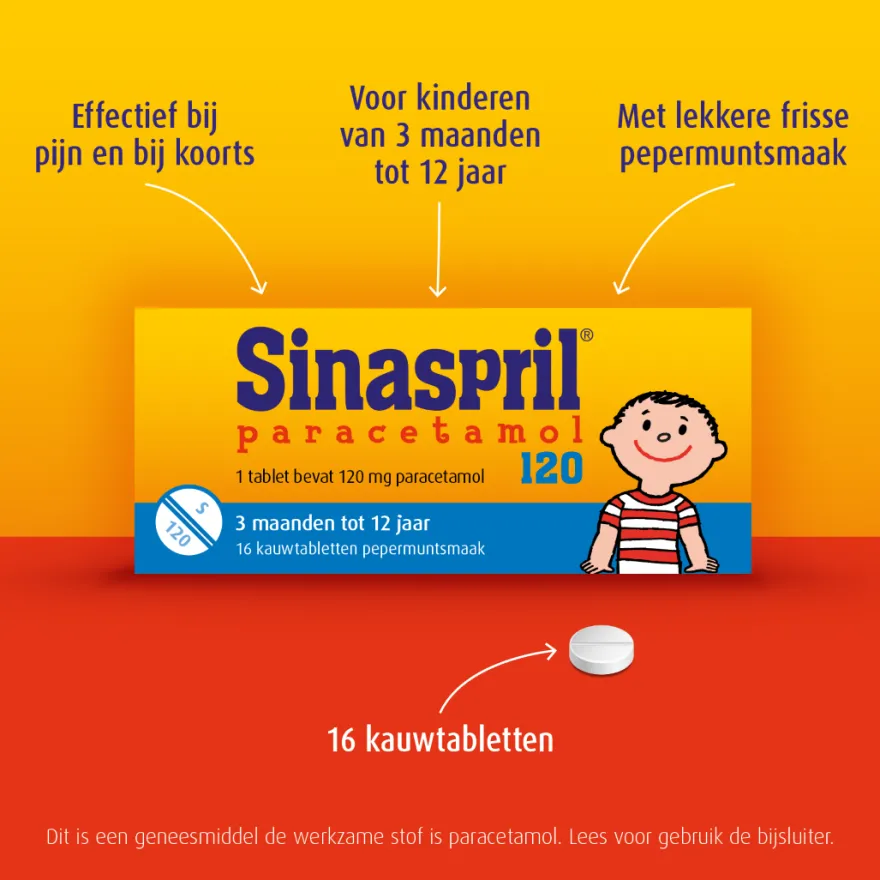 Sinaspril 120mg (16 tabletten)