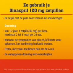 Sinaspril Zetpil 240mg (10 zetpillen)