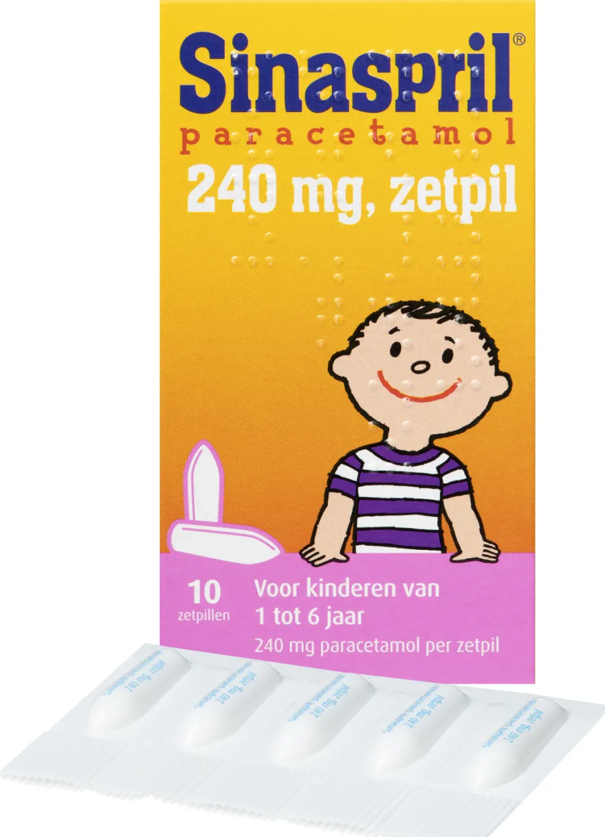 Sinaspril Zetpil 240mg (10 zetpillen)