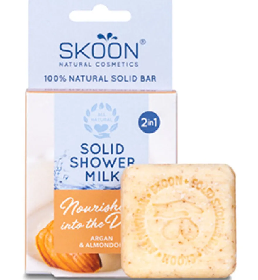 Skoon Solid Shower Milk Nourishing Into The Deep 2-In-1 (90 gr)