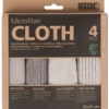 Smart Microvezel Schoonmaakdoekjes Grijs/Beige (4 stuks)
