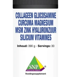 Snp Collageen Glucosamine Curcuma Magnesium Msm (390 gr)