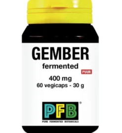 Snp Gember Fermented 400 Mg (60 vega capsules)